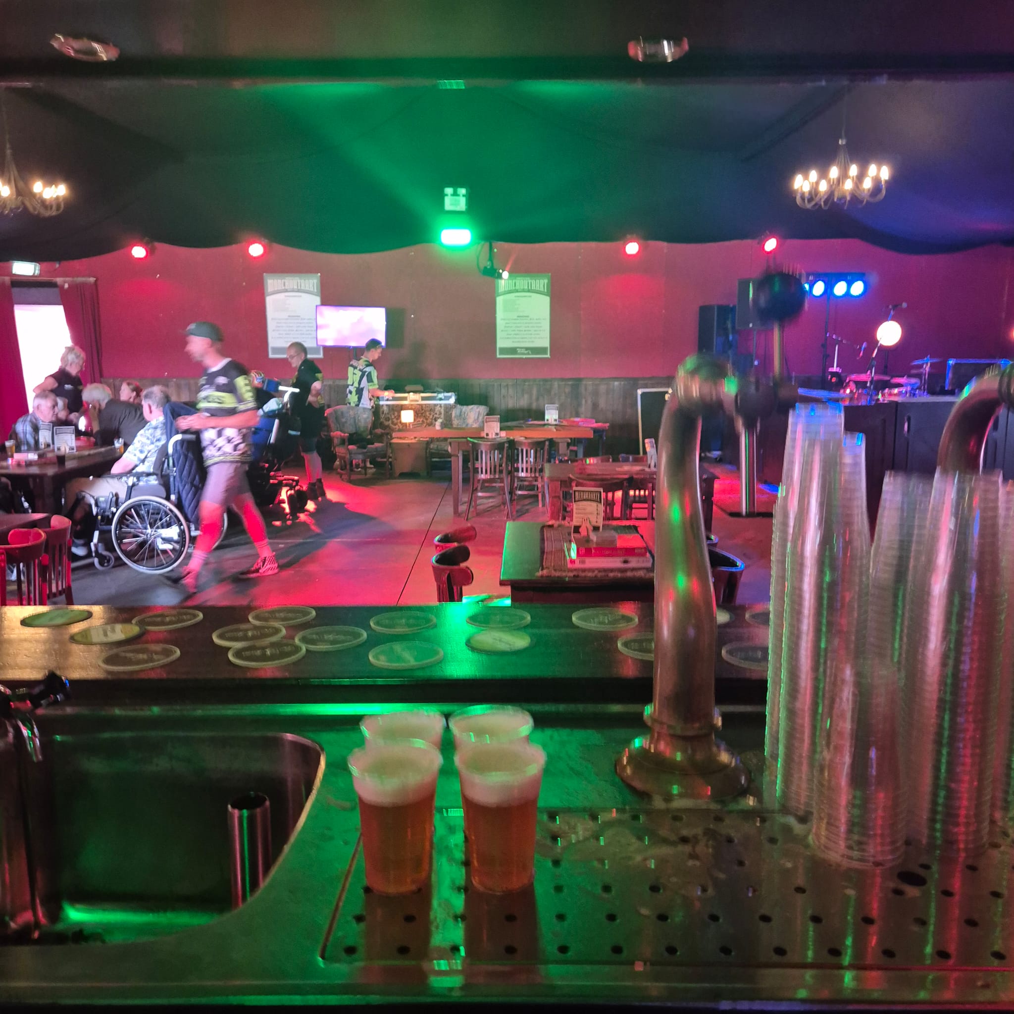 Uitzicht vanaf de Animato-bar.